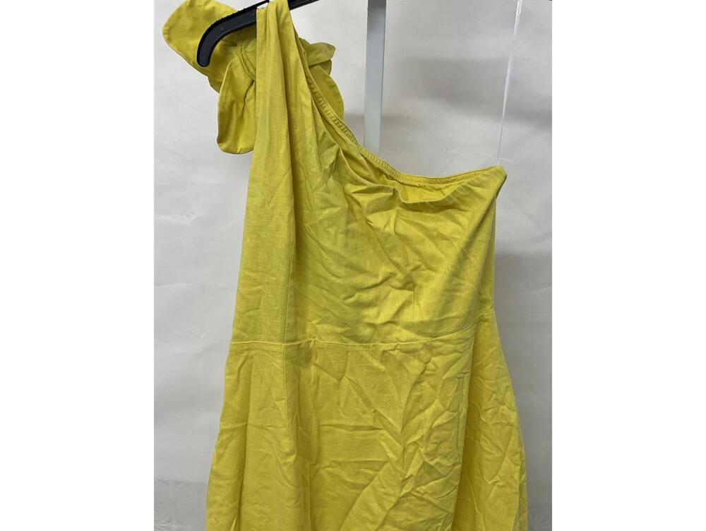 Yumi Kim Rocky Dress in Chartreuse Linen XL - Picture 8 of 8